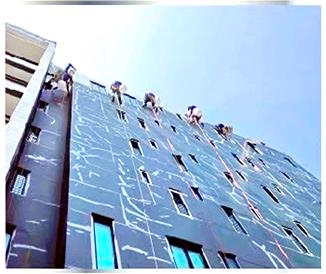 บริการทาสีอาคาร บริการทาสีโรงงาน
